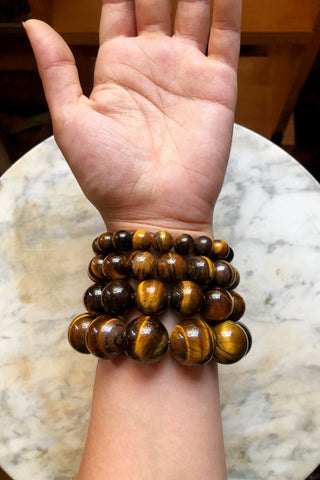 Tiger's Eye Beaded Bracelet