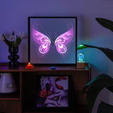 Halloween Ghost 3D Hologram Projection LED Lights with Frame