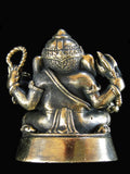 Tika - Brass Deity Statuette - Large - Dancing Ganesh
