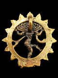 Tika - Brass Deity Pendant- Dancing Natraj