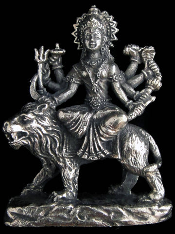 Tika - Brass Deity Statuette - Medium -Durga