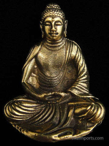 Tika - Brass Deity Statuette - Medium - Buddha