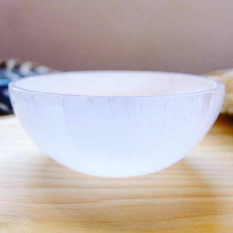 Celestial Selenite Crystal Offering Bowls