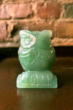 Green Aventurine Carved Owl