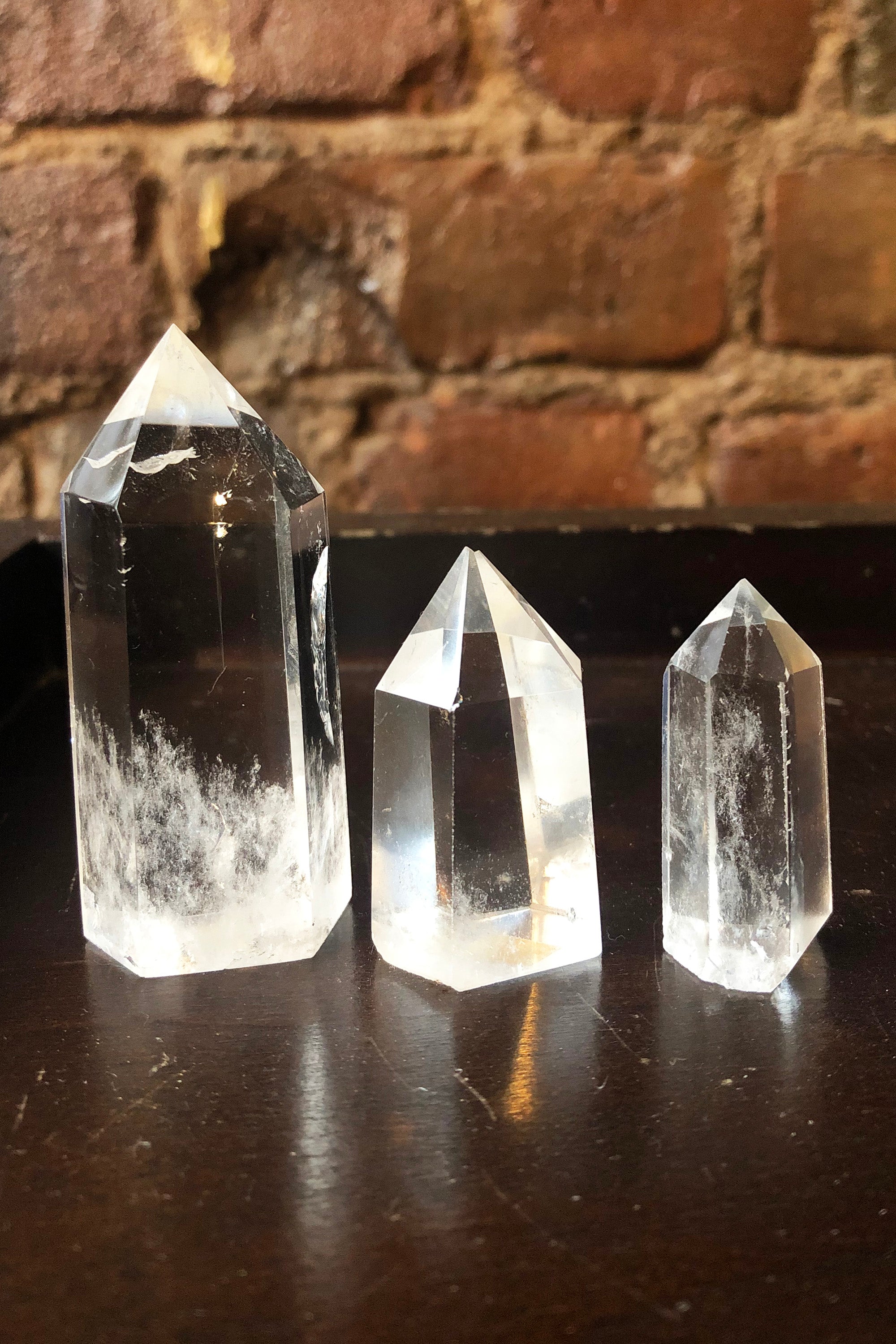 Clear Rectangular Crystal Clear Quartz Crystal Cluster