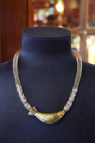 Lucky Carp Fish Necklace