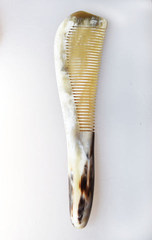 White Streaked Chinese Horn Comb