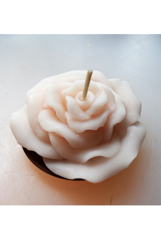 Rose Beeswax Candle
