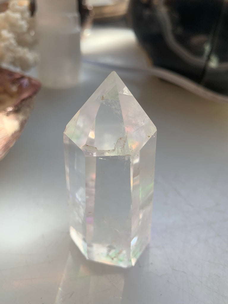 Polished Clear Quartz Crystal