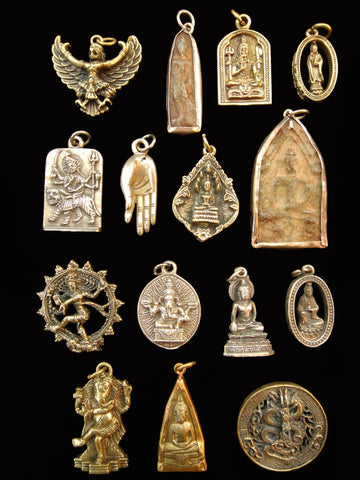 Tika - Brass Deity Pendants - Assortmen