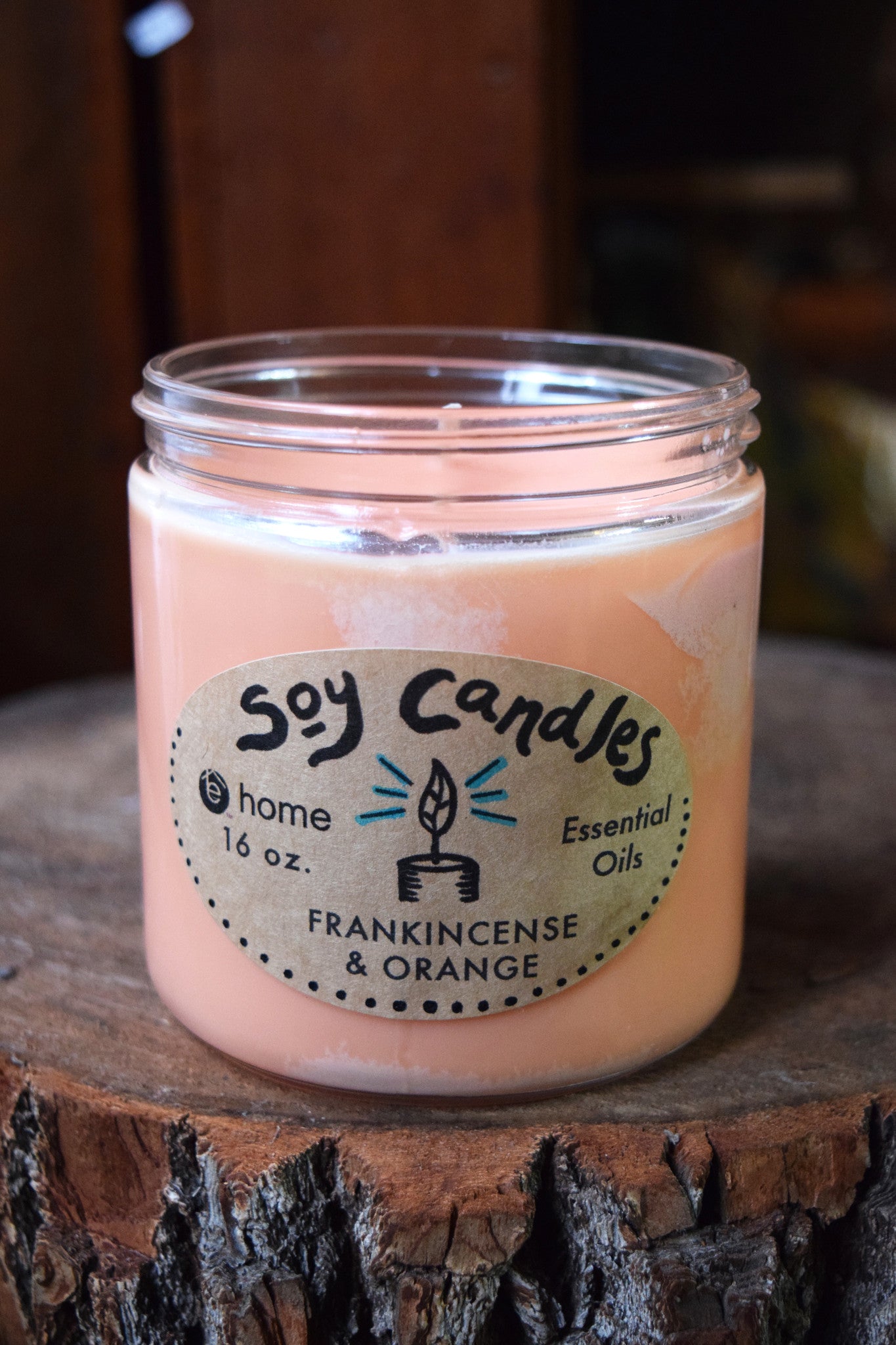 Frankincense & Orange Soy Candle – Earth Speaks