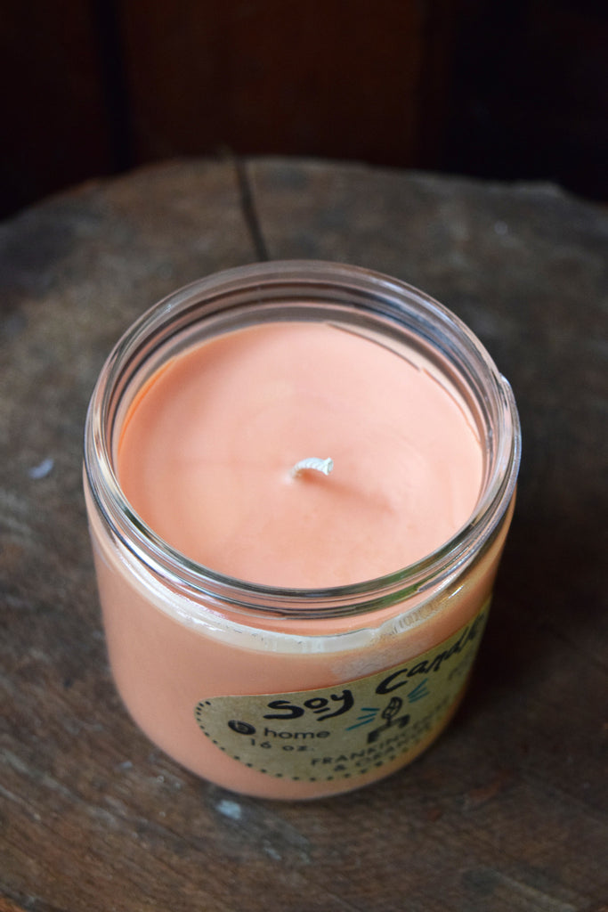 Frankincense & Orange Soy Candle – Earth Speaks